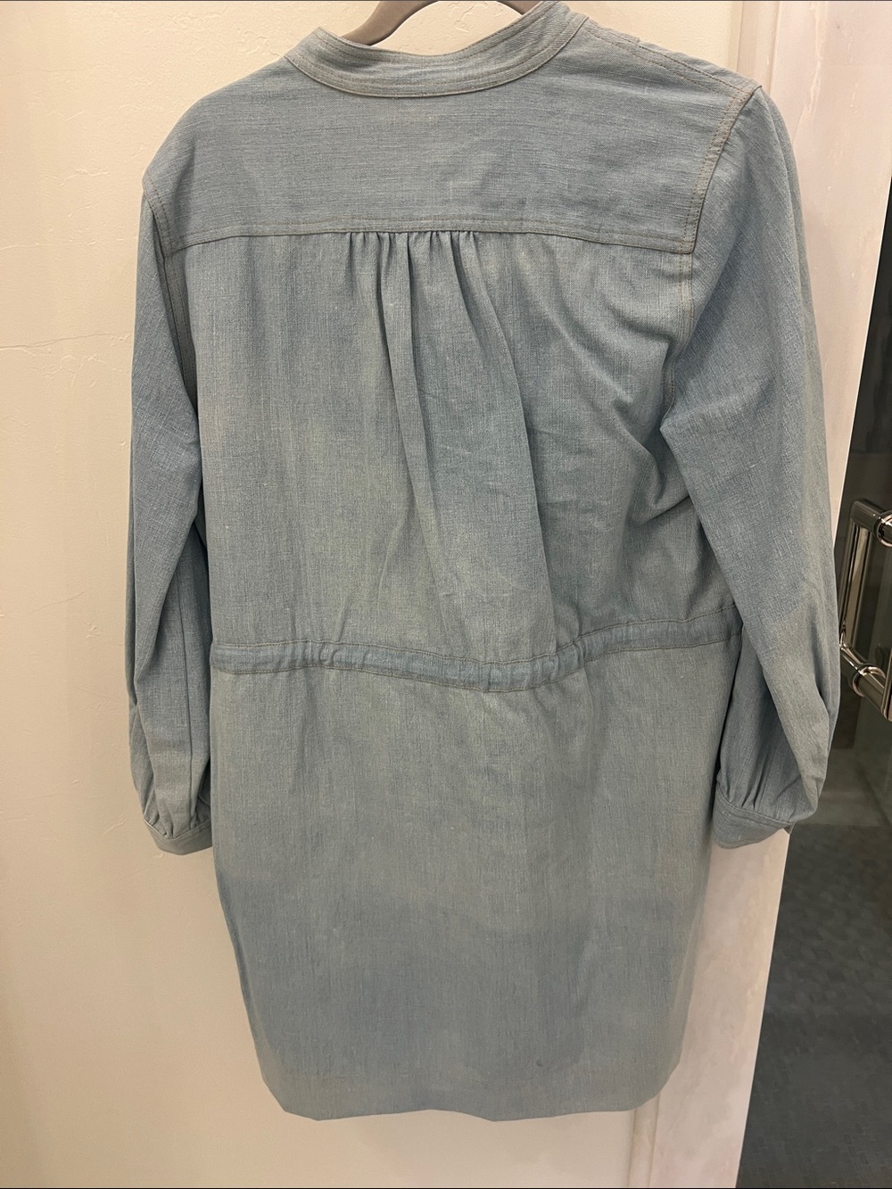 Tuckernuck Light Blue Denim Drawstring Dress - Picture 3 of 3